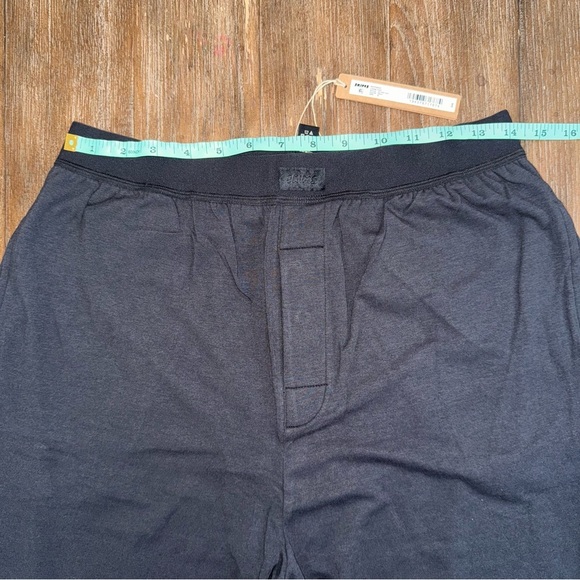 Skims Loose Loungewear Boyfriend Pant Onyx Straight Leg M L - Picture 7 of 11